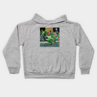 Lizard Man Wrestler Fantasy Creatures Kids Hoodie